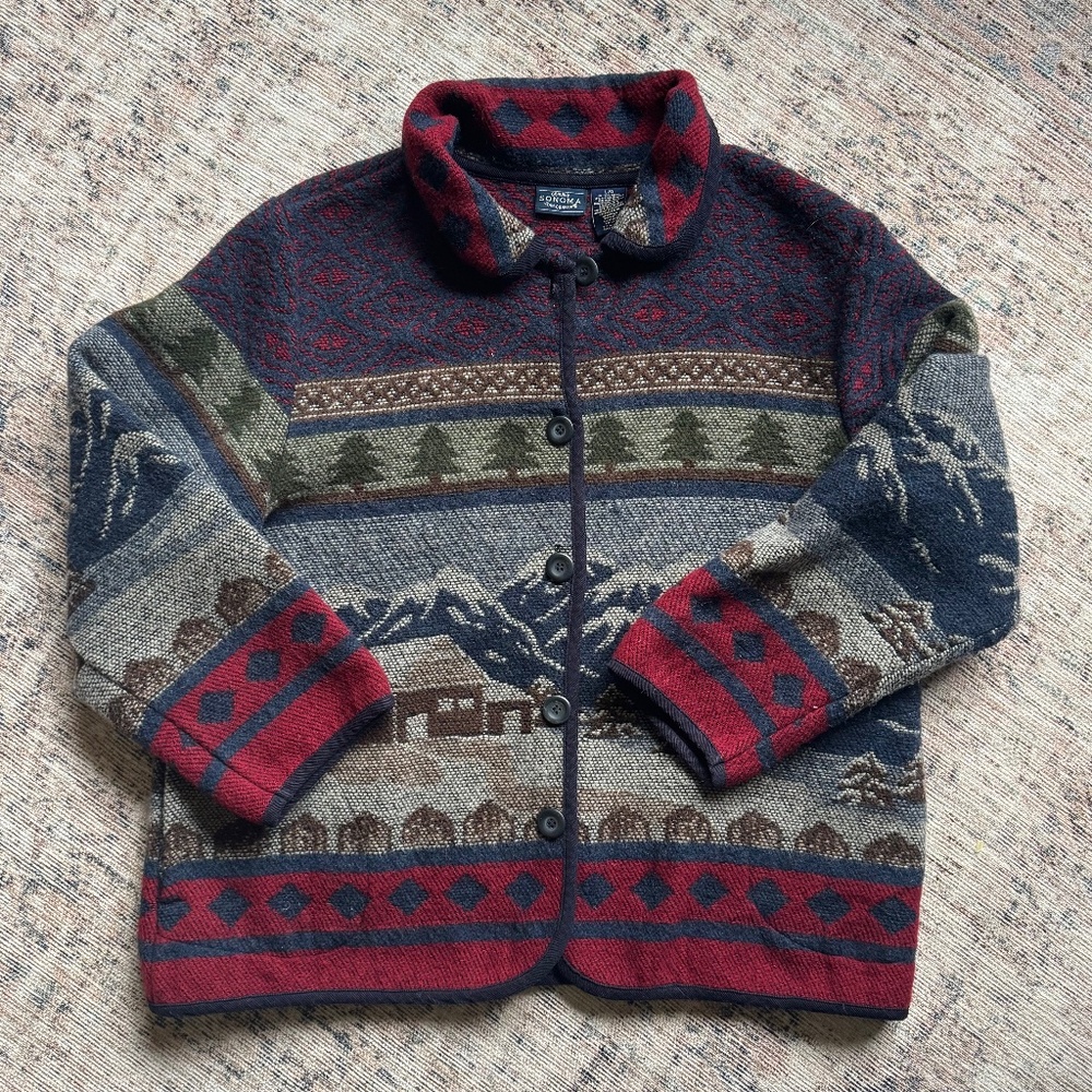 {Sonoma} Wool Blend Sweater W